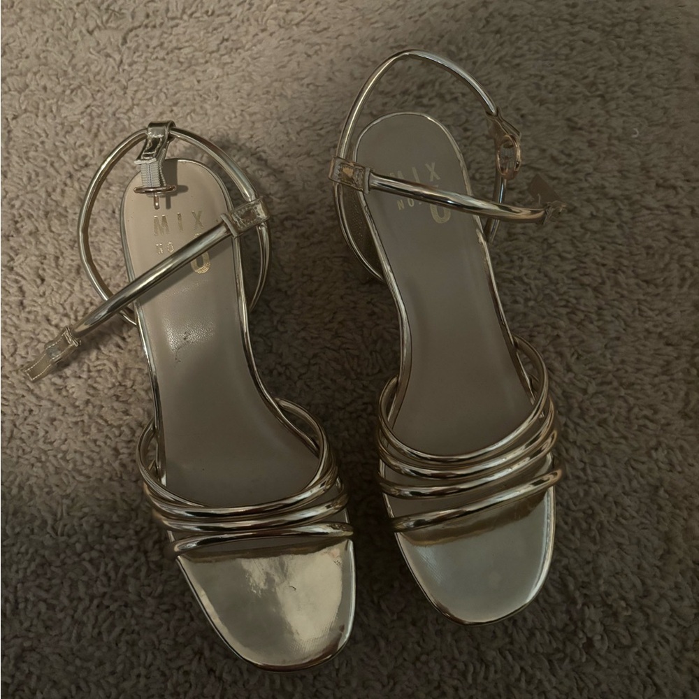 Mix No. 6 Metallic Gold Sandals
